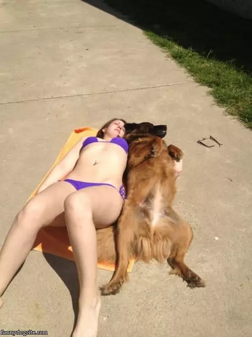 Getting A Tan Together