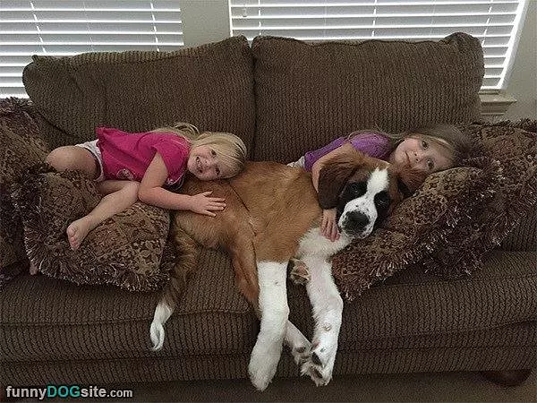 Relaxing With Puppy