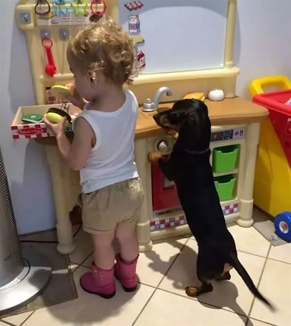 Pretending To Cook Together