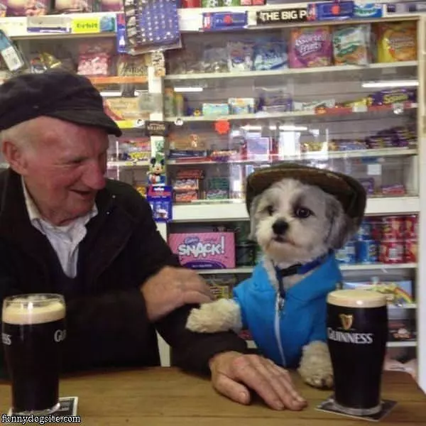 Having A Drink