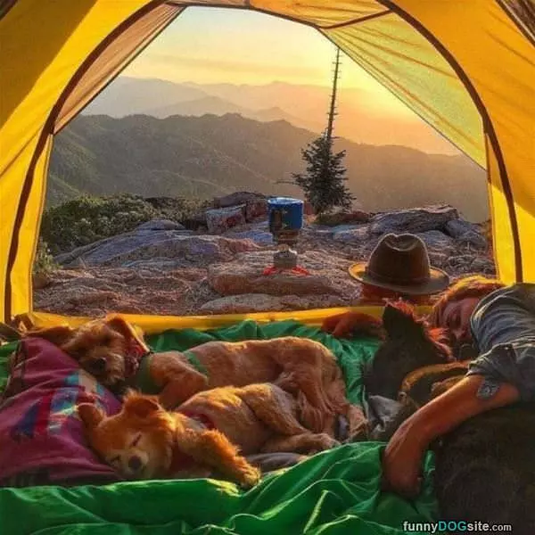 Relaxing On Our Trip