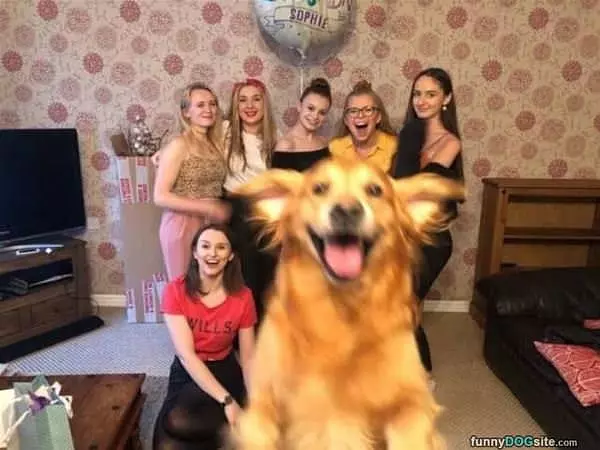 Getting In The Photo