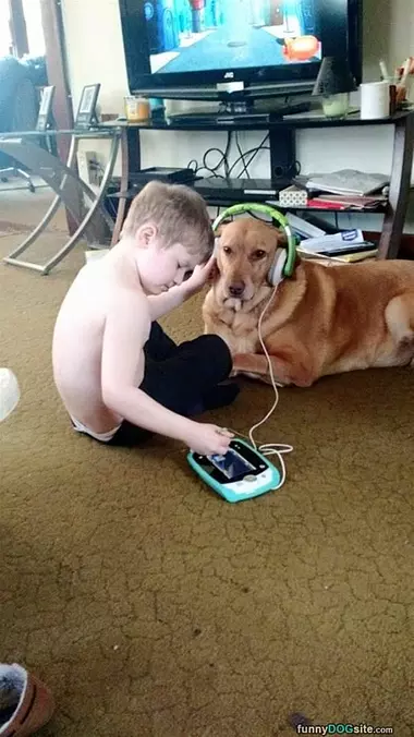 Listening To Some Tunes