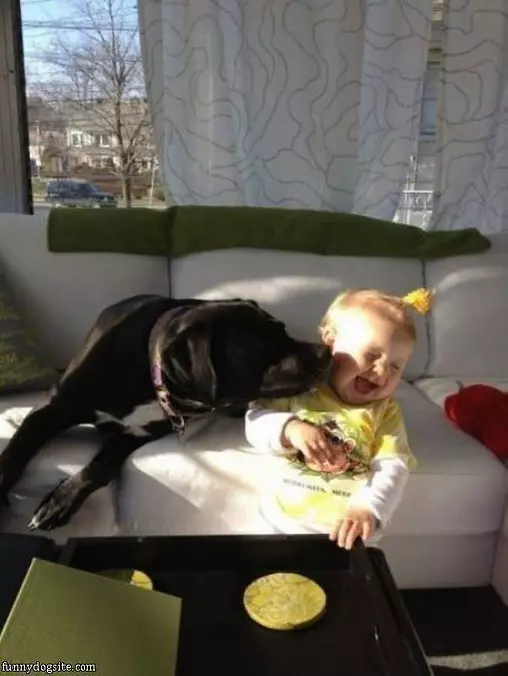 Giving Big Kisses