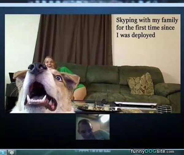 Skyping With My Family