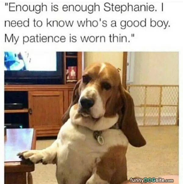Enough Is Enough